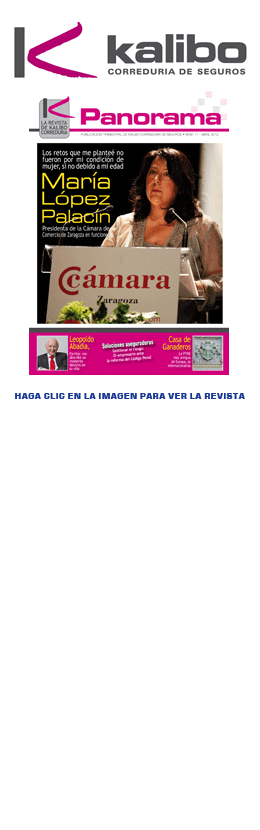 Panorama 11. María López Palacín de Cámara de Comercio de Zaragoza, Leopoldo Abadía y Casa de Ganaderos